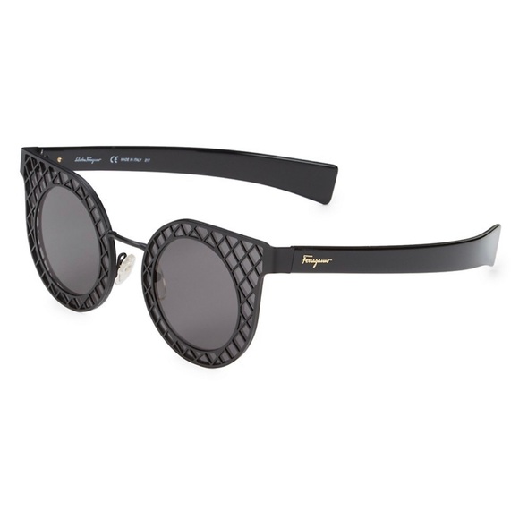Salvatore Ferragamo Accessories - Salvatore Ferragamo 42mm Sunglasses Matte Black